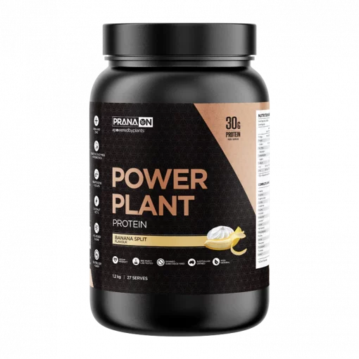 PranaOn Power Plant Protein Banana Split 1,2 kg