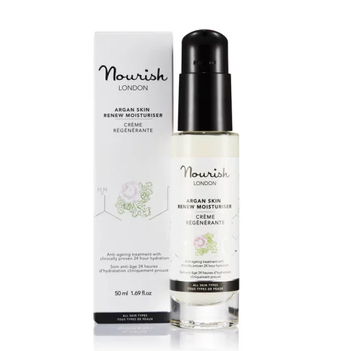 Nourish London Argan Skin Renew Moisturiser, 50ml
