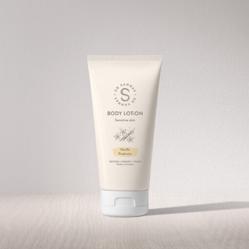 Dr Sannas Body Lotion för känslig hud med Vanilj & Probiotika, 175ml