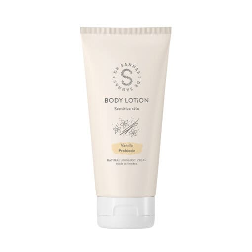 Dr Sannas Body Lotion för känslig hud med Vanilj & Probiotika, 175ml