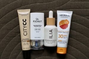 ekologiska solskydd för ansiktet