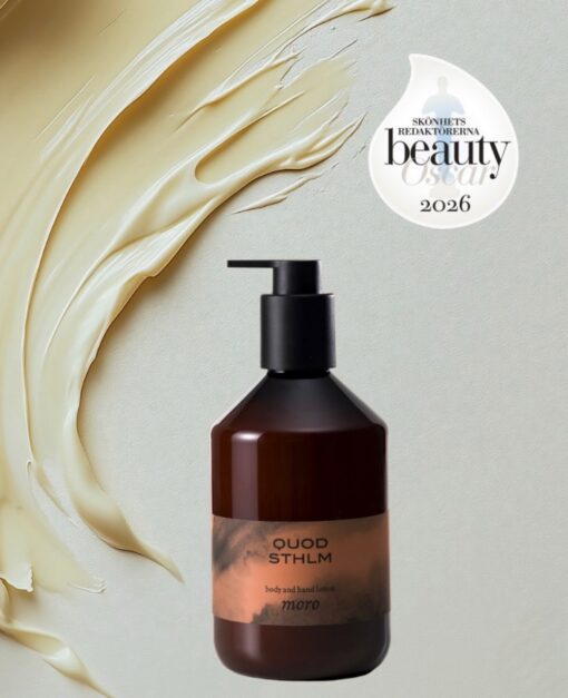 Moro Body and Hand Lotion 500ml för hudvård och mjukhet.
